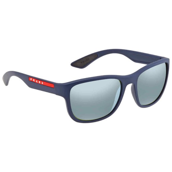 🔥 NEW MEN'S PRADA POLARIZED BLUE SUNGLASSES - Picture 2 of 4